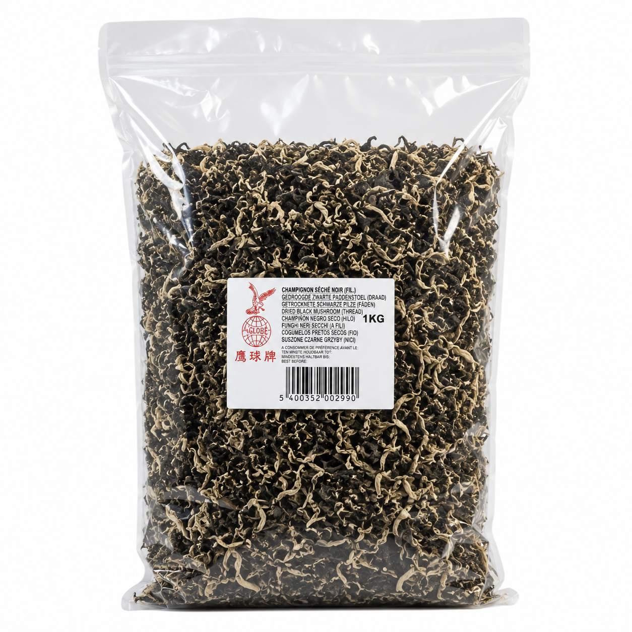 EAGLOBE Filament de champignon noir trémelle séché 1kg