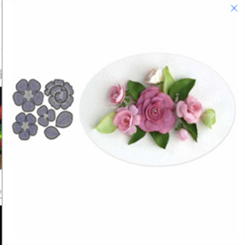 Dies à Découper en Métal à Ressort, Dies de Découpe de Masque en Relief pour Création de Cartes, Papier Scrapbooking, Album, Tampons DIY Décoration