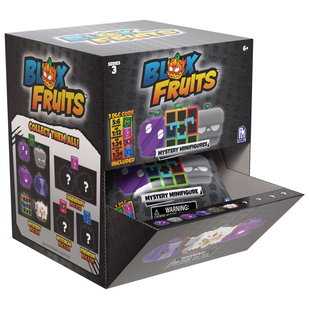 Roblox Blox Fruits Figurine Mystère Série 3 + Code DLC Unique