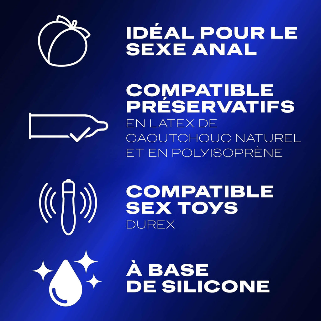 Durex Perfect Gliss Gel Lubrifiant Silicone 250 ml