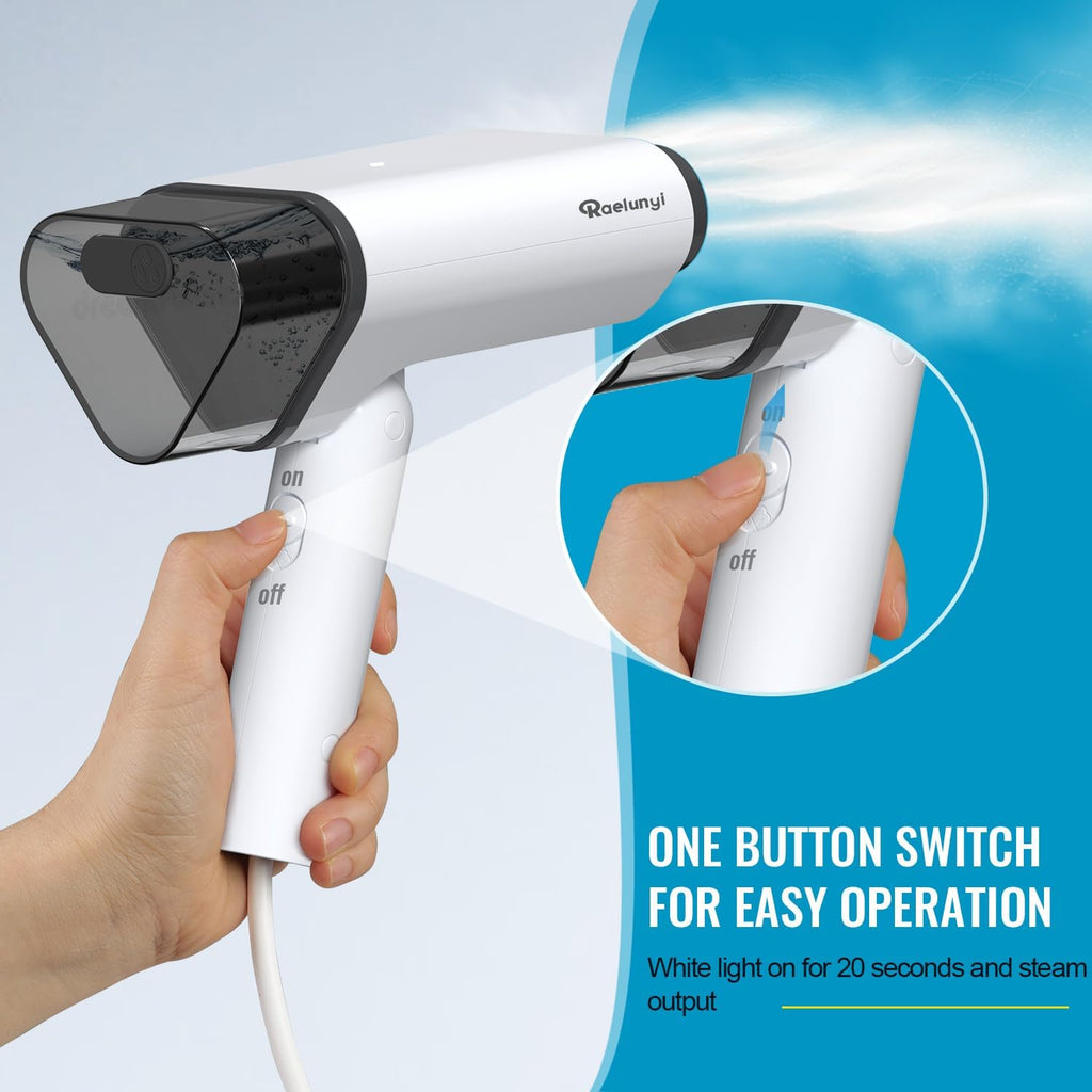 Rolipo défroisseur vapeur pour vêtements, pliable, portable et à main, adapté à la maison, aux voyages et au bureau, élimination rapide des plis