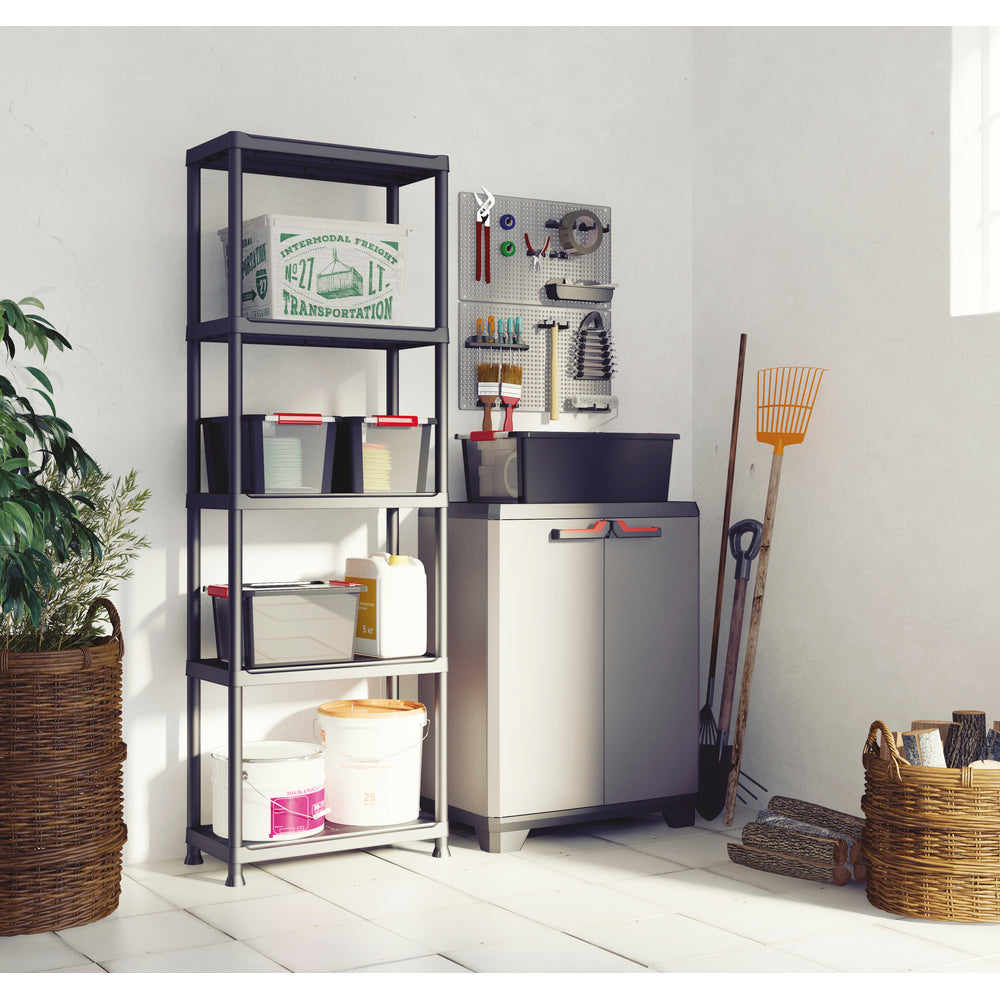 KETER Armoire Basse STILO Noir
