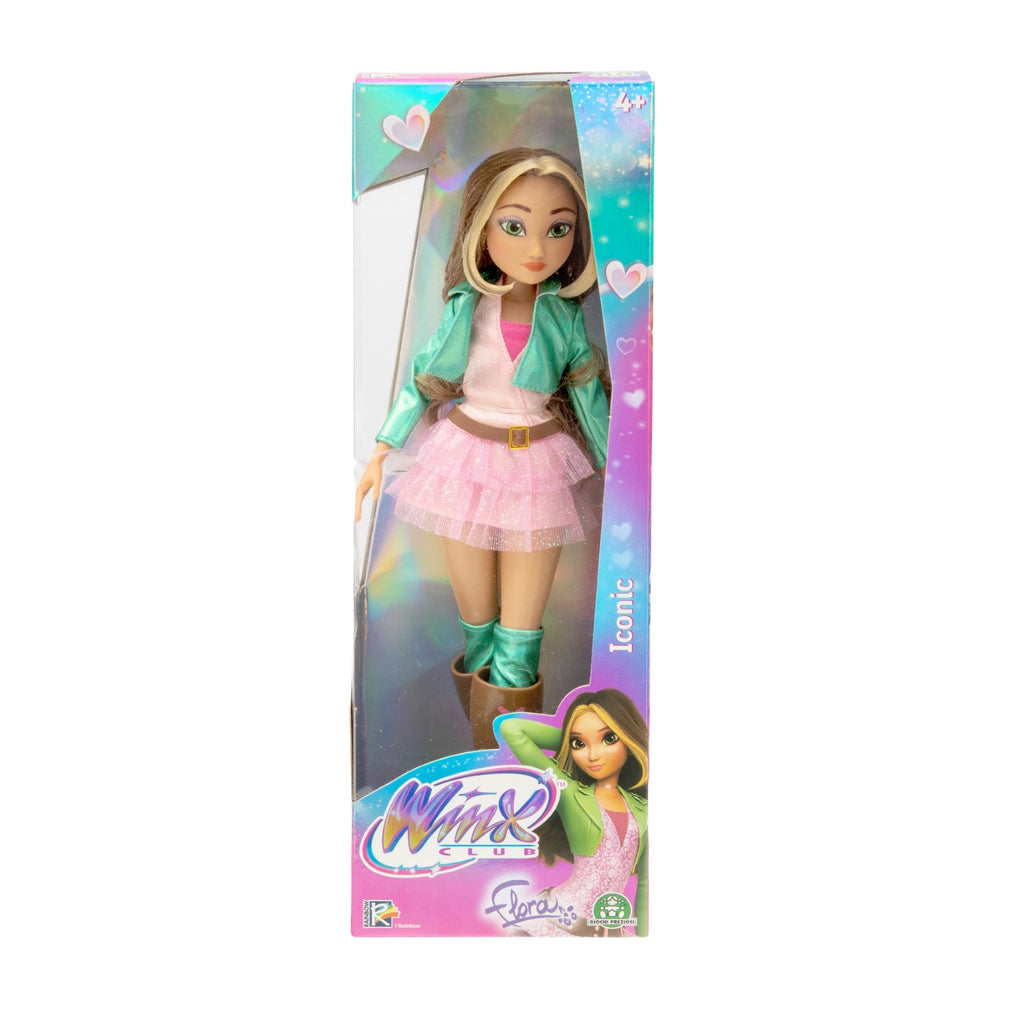 Winx Club Poupée articulée Winx, 26 cm, Série emblématique, Modèle Flora, 3 ans et plus, WNX772