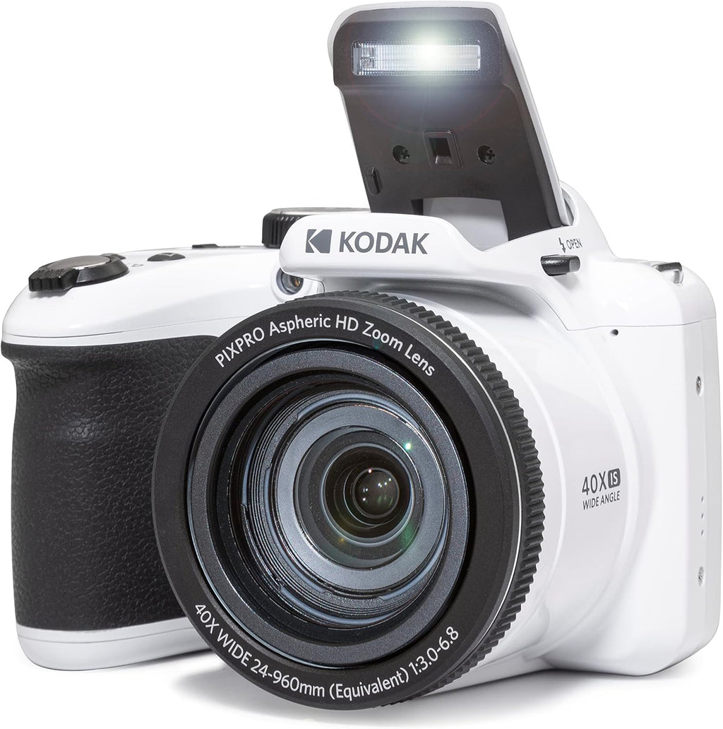 Kodak Appareil photo bridge numérique avec zoom optique 40x (Blanc)