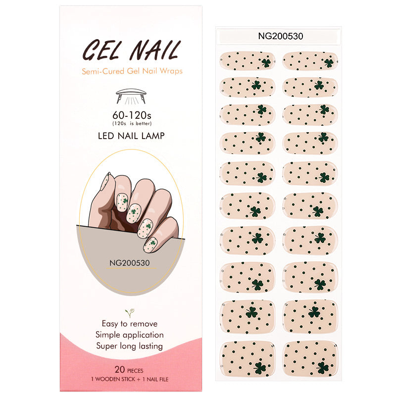 MeoMagic 14-246 Autocollants gels pour ongles - 20 pièces