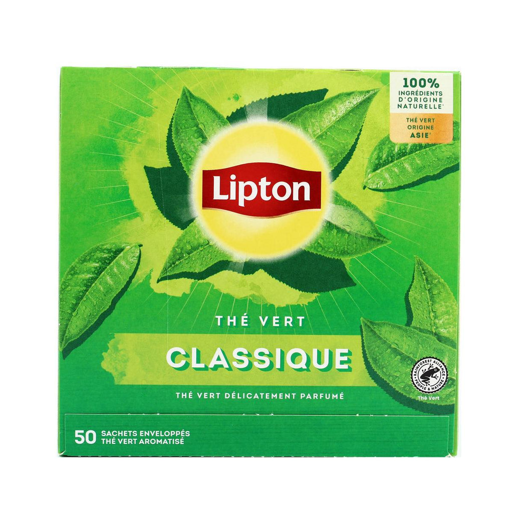 Lipton Thé vert classique - 50 sachets, 65 g