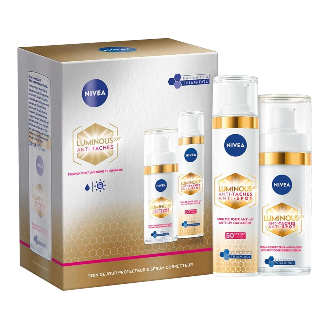 NIVEA Coffret Duo Visage Luminous630 Soin Jour + Sérum