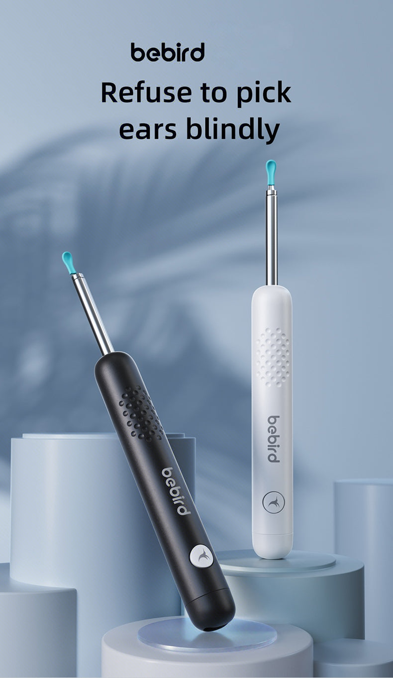 bebird SL11 Nettoyeur d’oreilles avec otoscope compatible WiFi, iPhone, iPad et Android - Blanc