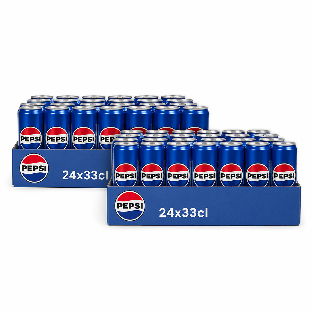 Canettes de soda PEPSI - 24 x 33 cl