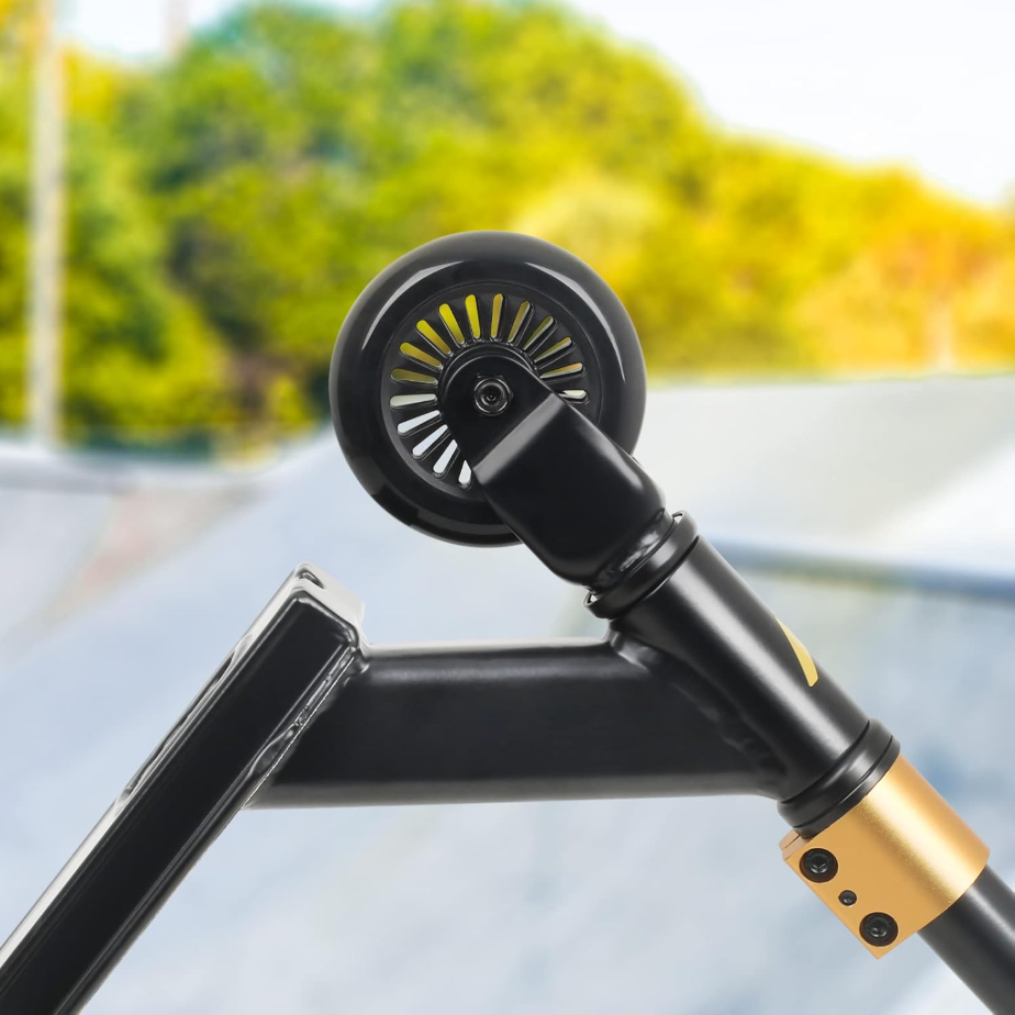 VOKUL S2 Pro trottinette pour enfants, convient de 6 à 12 ans, trottinette acrobatique colorée, pour débutants adolescents, BMX freestyle figures, doré