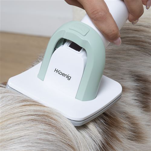 Aspirateur à main pour toilettage animaux HKoenig PAW400 300 W Blanc