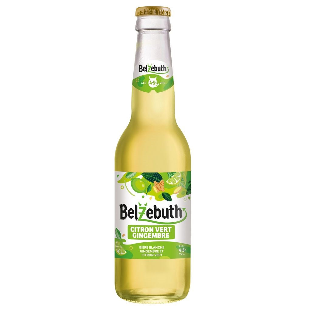 BELZEBUTH Bière blanche Gingembre Citron Vert 4,5 % - 33 cl