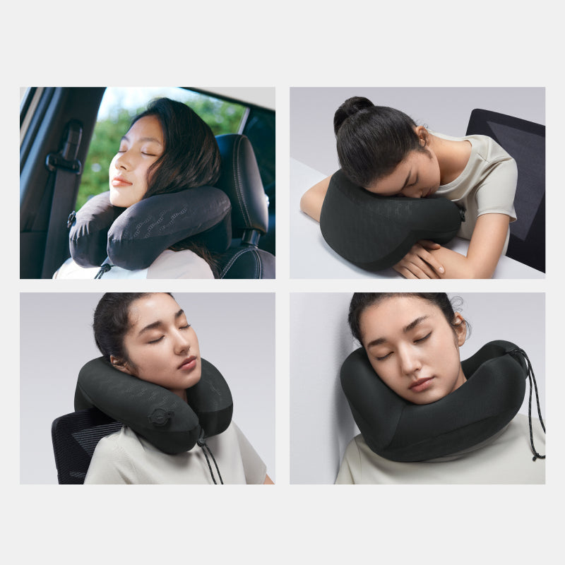 Beneunder LC612, Full Support Travel Pillow noir F, cadeau de couple cadeau parfait
