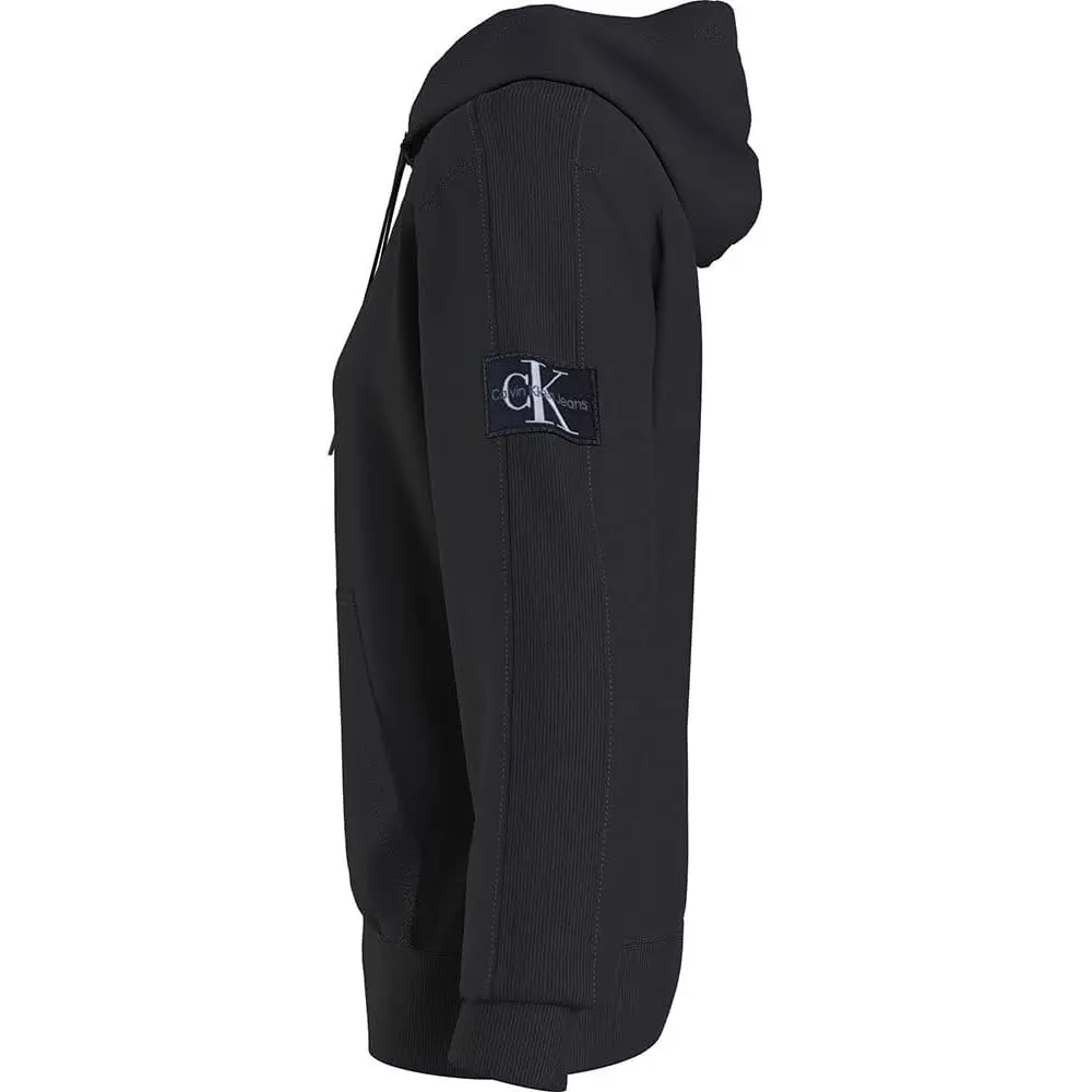 CALVIN KLEIN Sweat à capuche à logo - Noir
