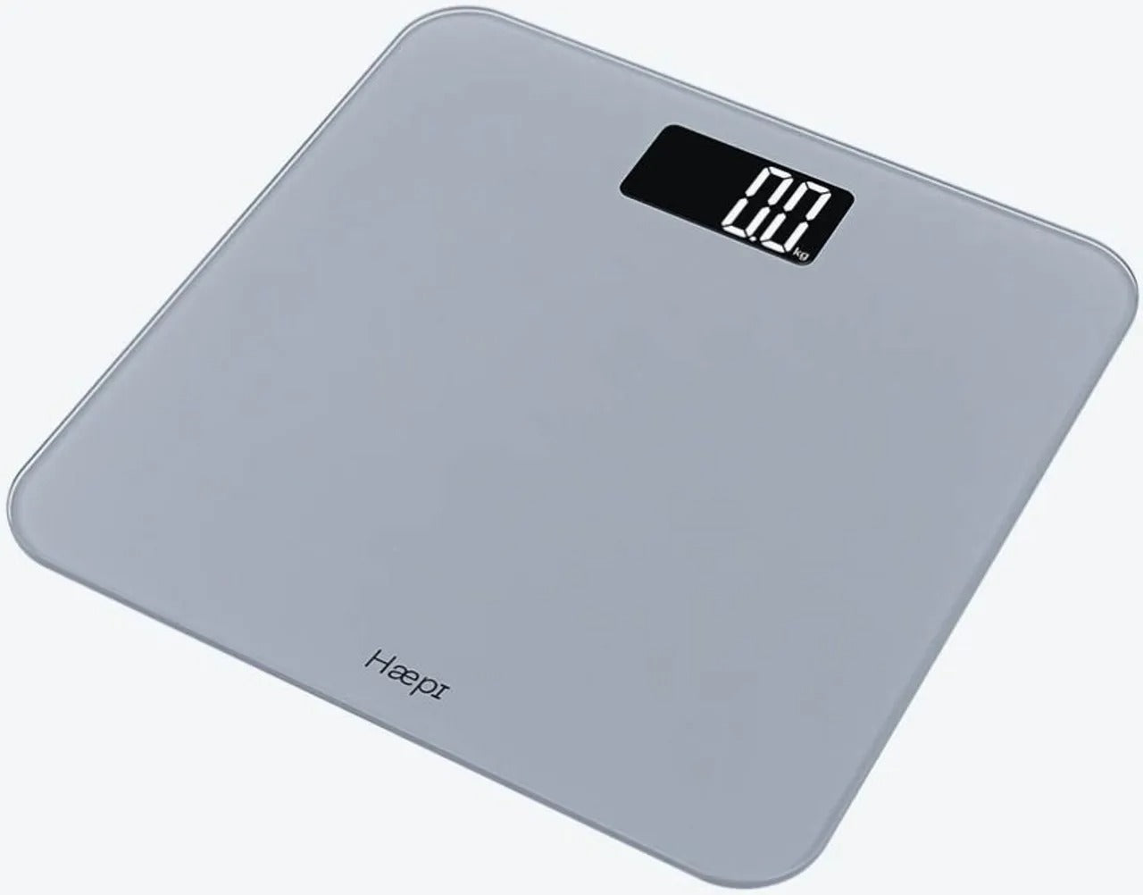 Haepi - Pèse-personne électronique avec grande plateforme et écran rétroéclairé - Capacité max. 180 kg - Piles incluses - Garantie 15 ans