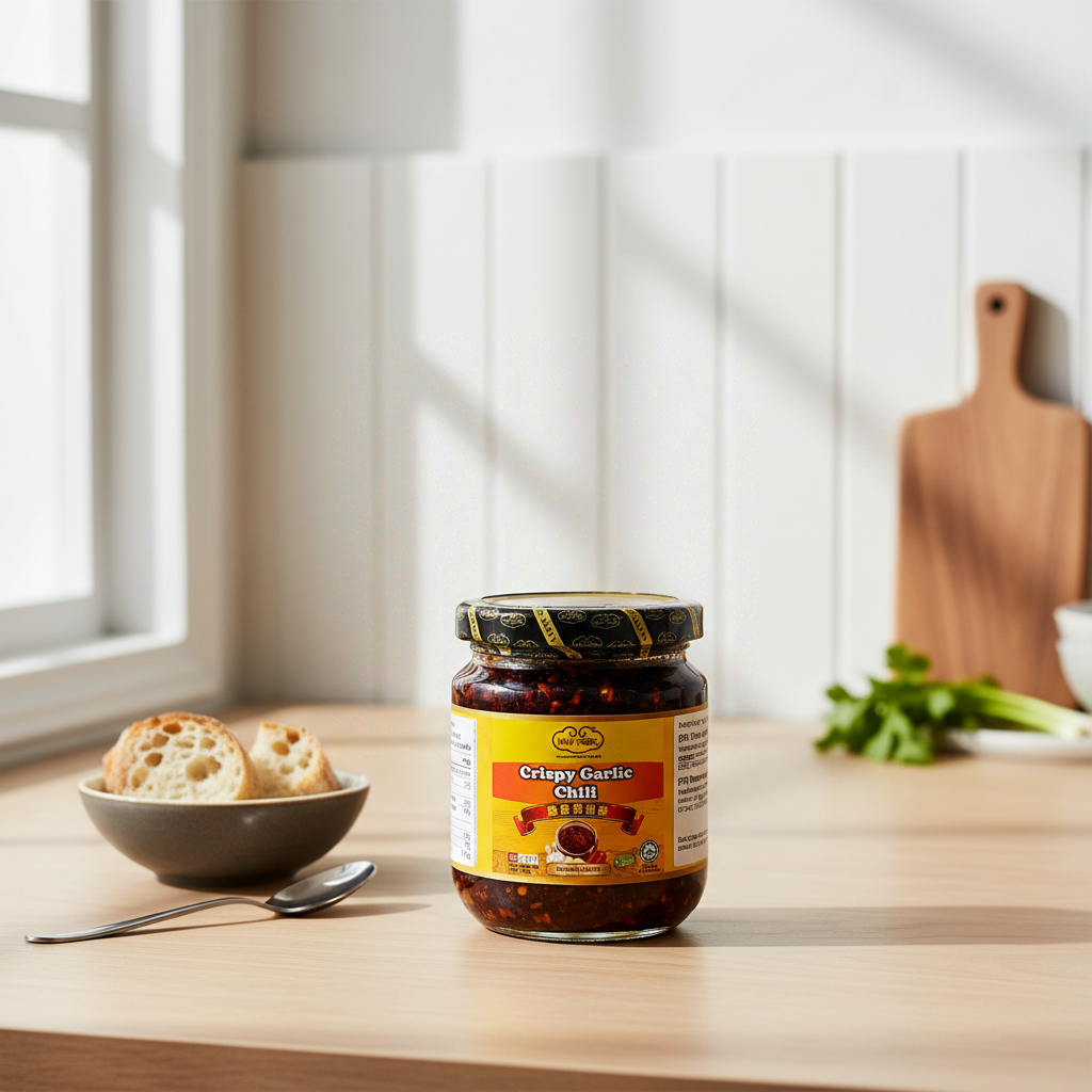 MF Chili croustillant à l'ail bocal 170 g