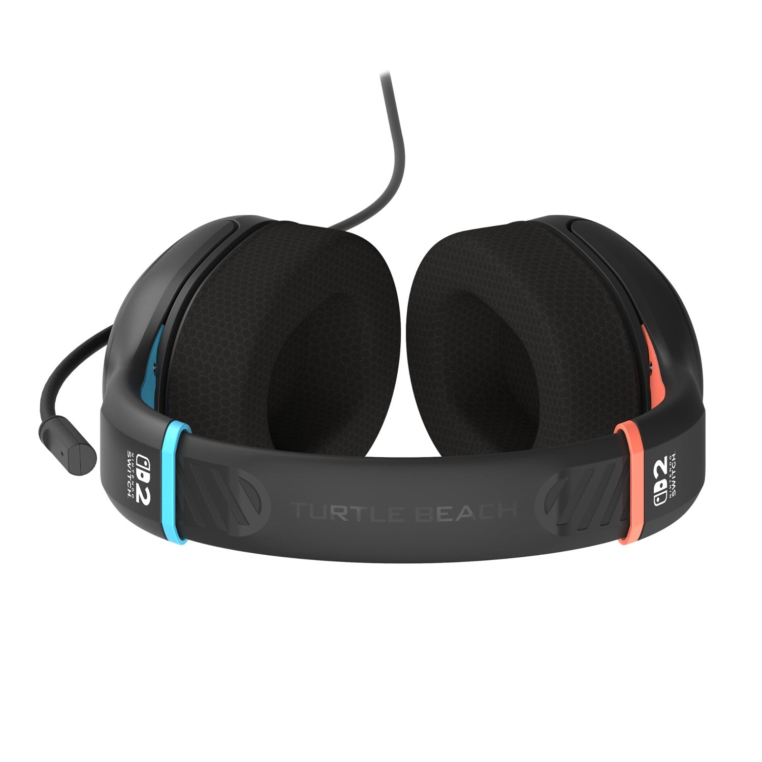 TURTLE BEACH Airlite Fit Casque Gaming Filaire (Prise 3.5mm) - Micro Muet par Basculement - Nintendo Switch 2, Switch, Switch OLED, Switch Lite, PC & Mobile - Noir Carbon