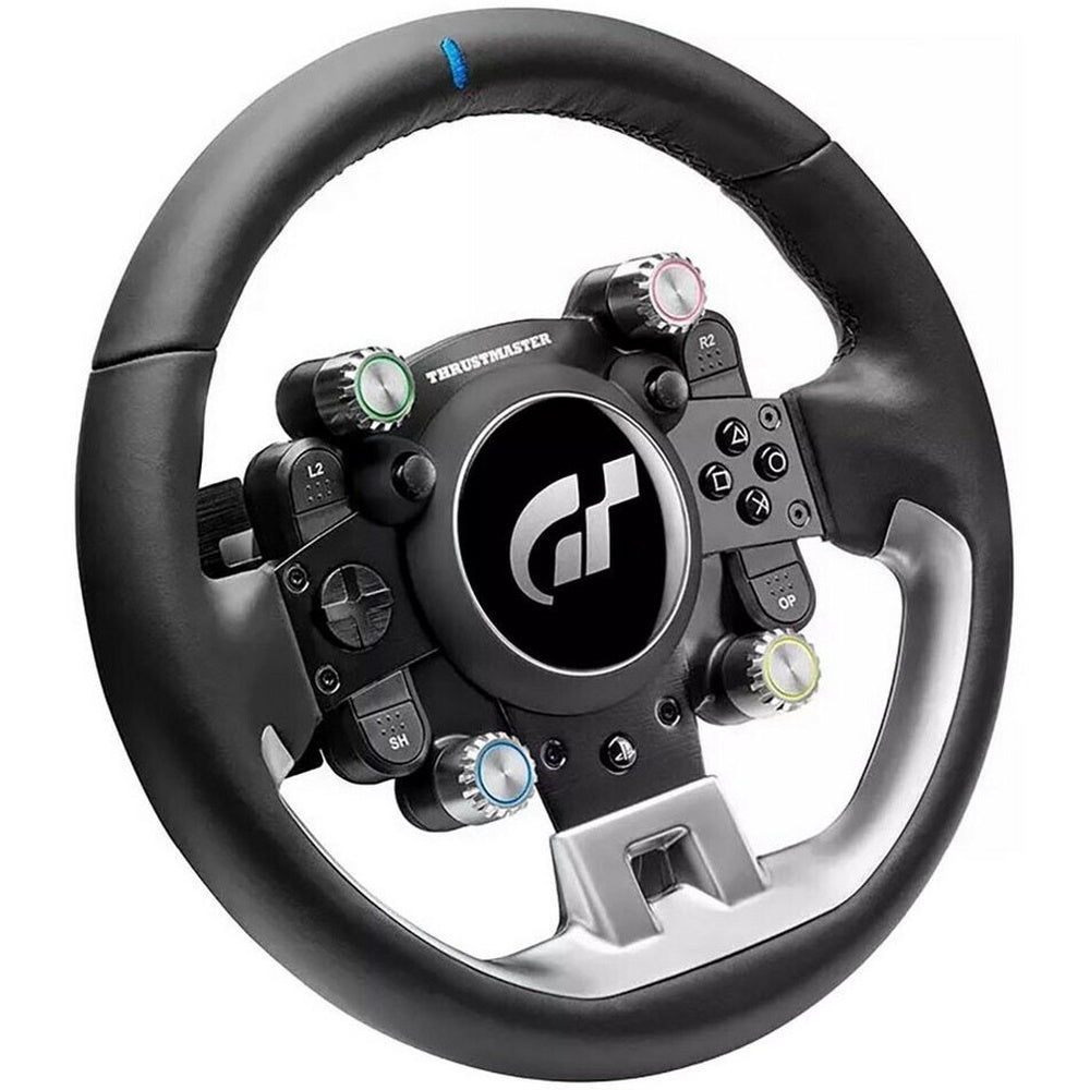 Thrustmaster GT Wheel Add-On - Volant de course GT taille réelle, Palettes magnétiques en métal, Libération rapide de nouvelle génération, Compatible PC/PS/Xbox, Version de détail