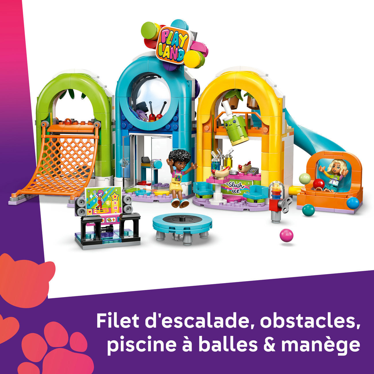 LEGO Friends Centre de Jeu d'Intérieur 42686 Ensemble de Jouets de Construction avec Toboggan et Pataugeoire (623 Pièces)