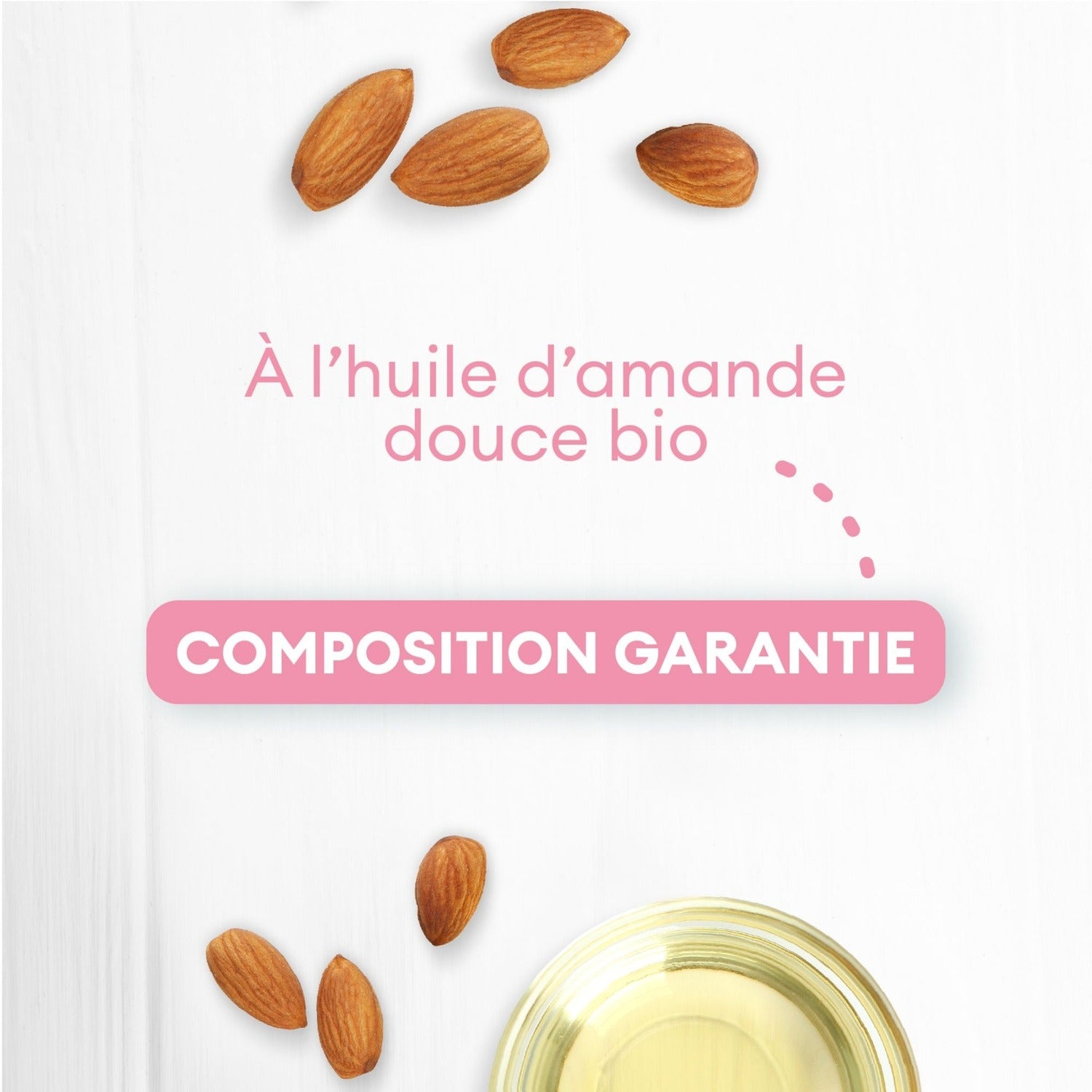 CADUM Lait/Eau Nettoyante Bébé à l'Huile d'Amande Douce Bio 750 ml