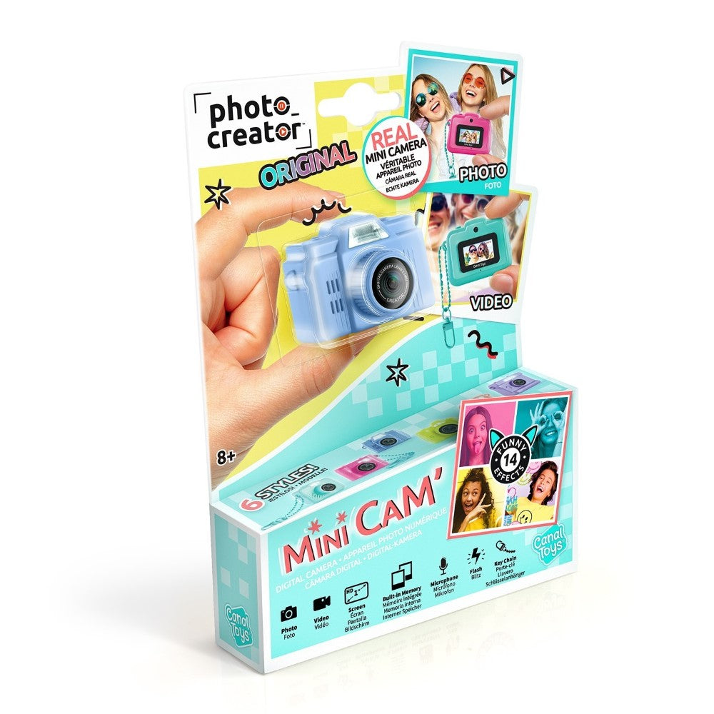 Canal Toys – Photo Creator – Appareil Photo Numérique Mini Cam’ – avec porte-clé inclus – CLK 050
