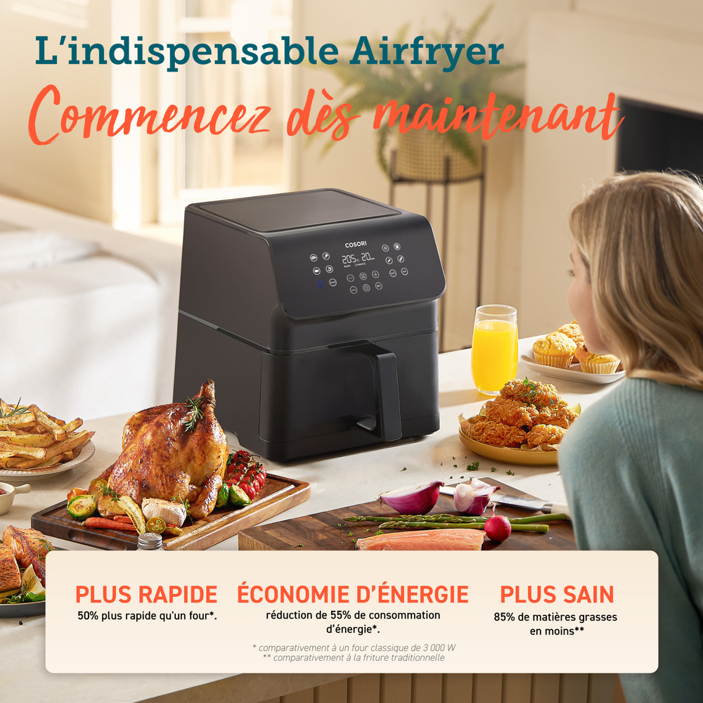 COSORI P651 Premium II Édition Chef AirFryer - 6,2 L