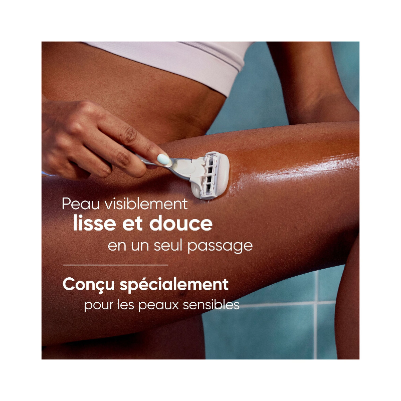 Gillette Venus Pro ComfortGlide Sensitive Recharges de rasoir Peaux sensibles 3 unités