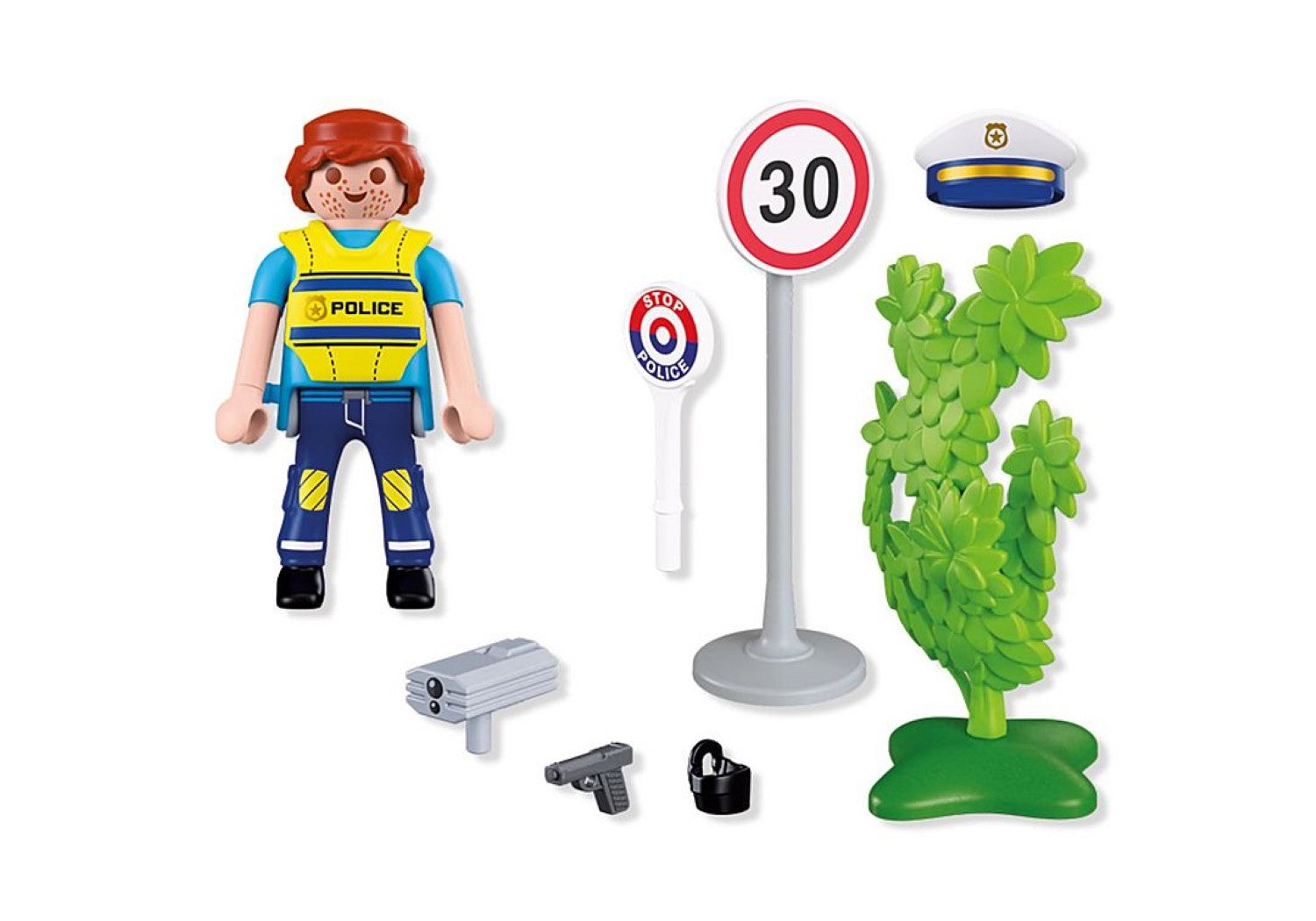 Playmobil policier avec radar