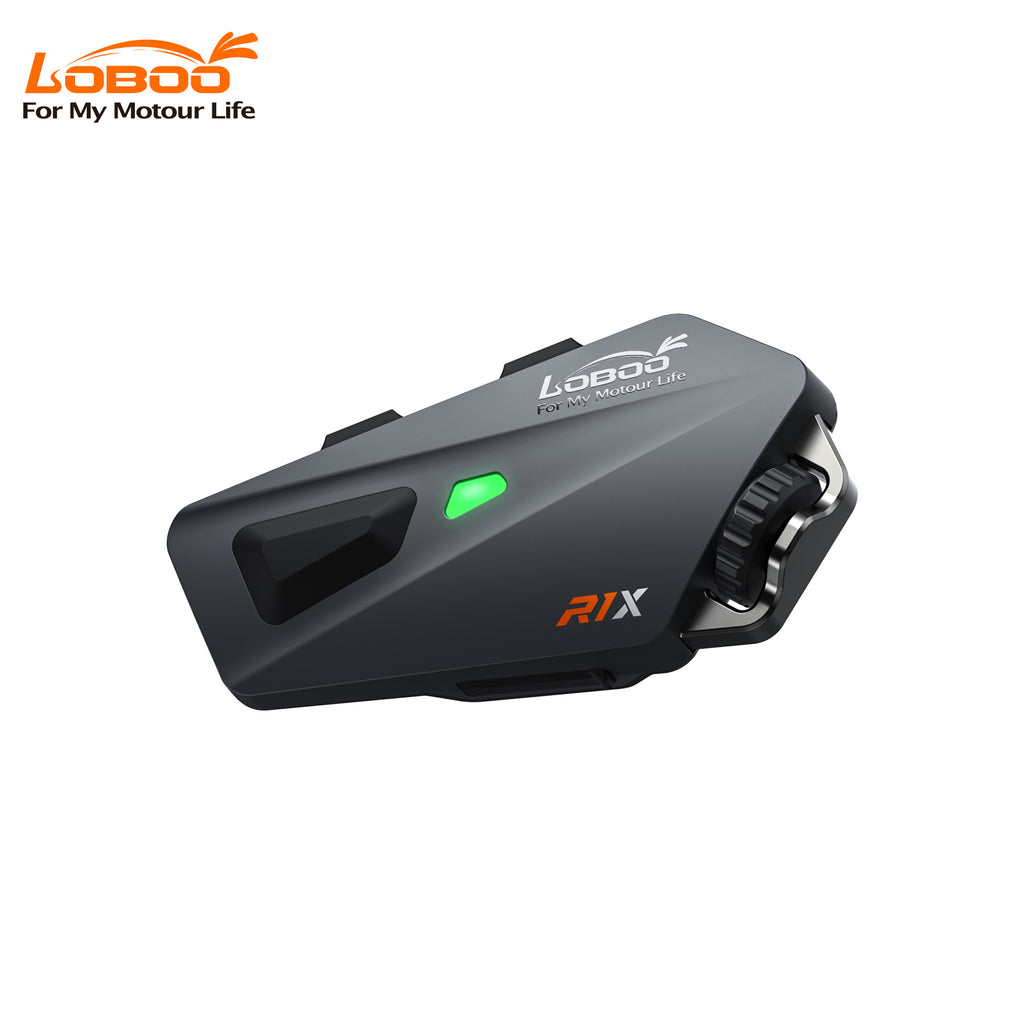 Kit Audio pour Casque de Moto Loboo R1X - Haut-parleurs de 45 mm et Réduction de Bruit CVC