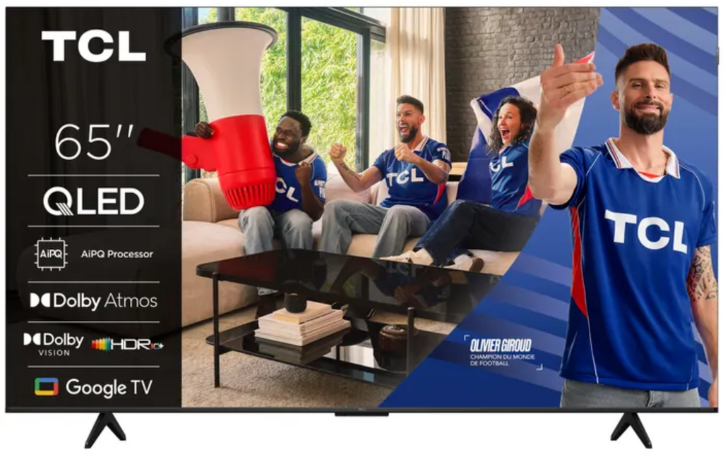 TCL 65P71K Téléviseur intelligent 65 pouces 4K QLED - 2025