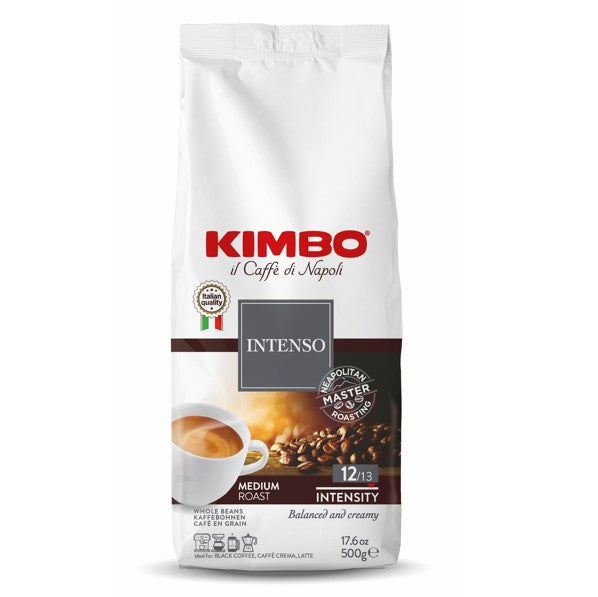 KIMBO Intenso Café en grains, intensité 12/13 - 500 g