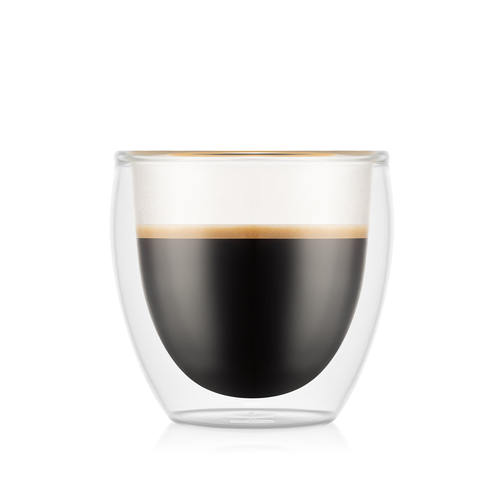 Bodum Pavina Lot de 6 petits verres à double paroi - 80 ml
