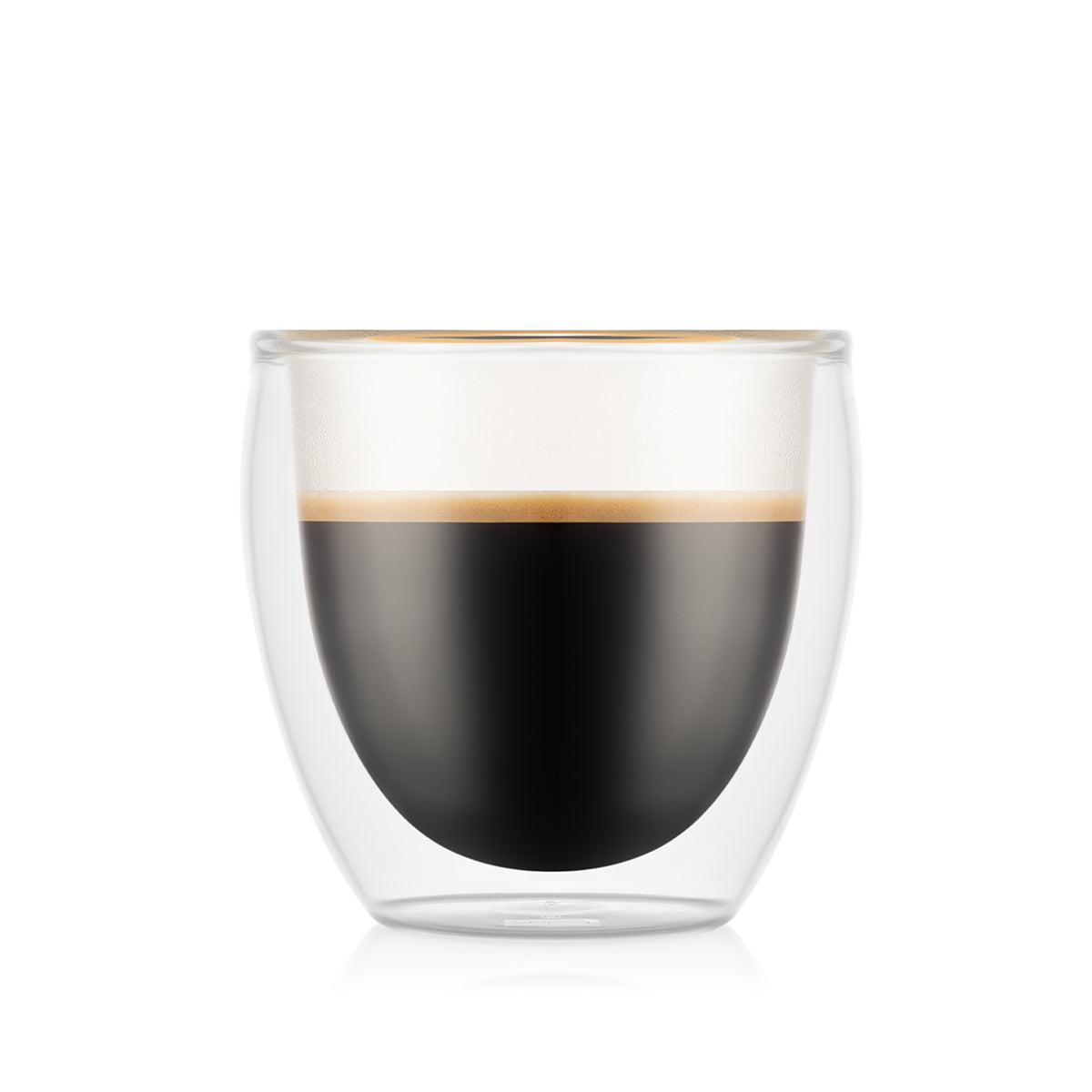 Bodum Pavina Lot de 6 petits verres à double paroi - 80 ml