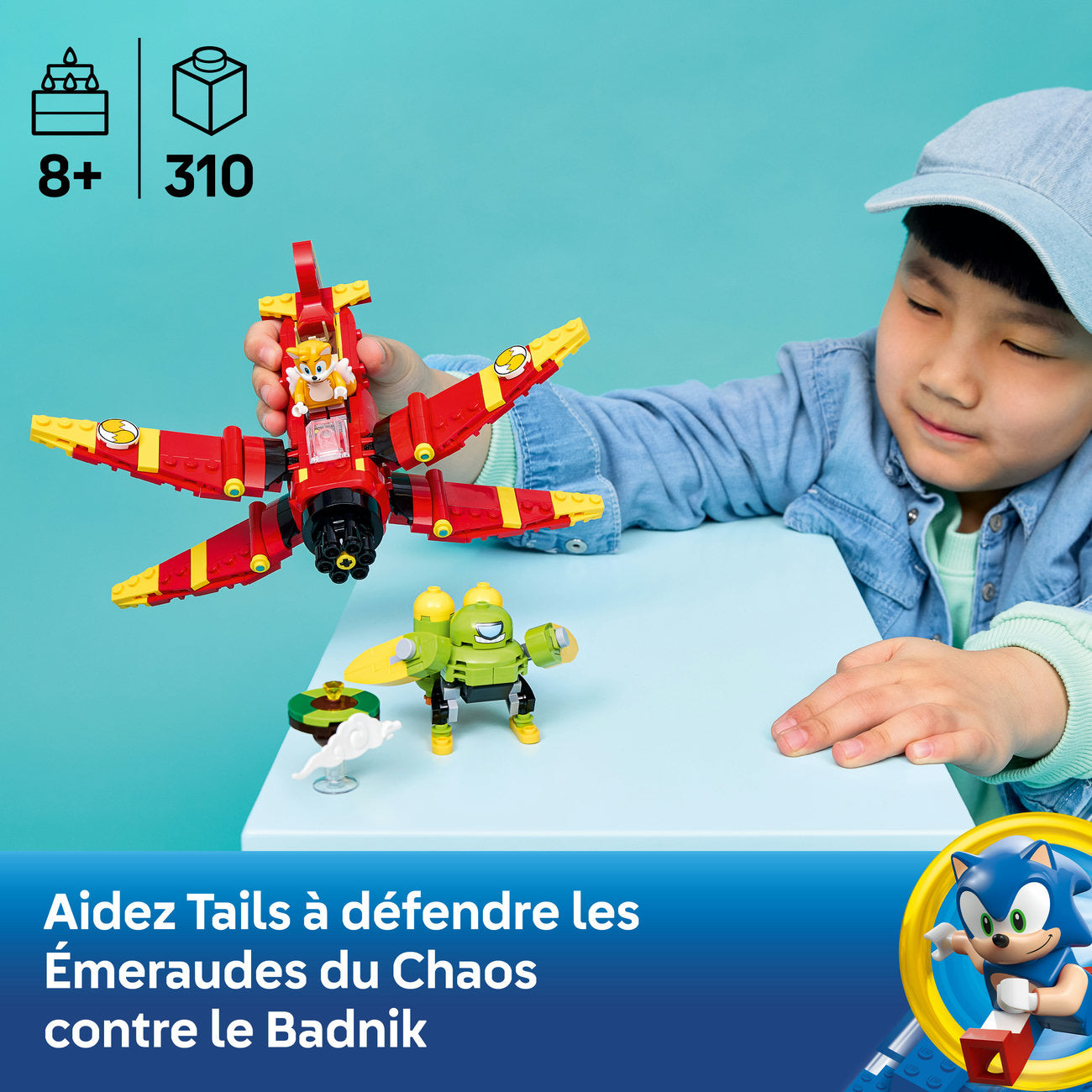 LEGO Sonic 77119 Le Tornado-1 de Tails