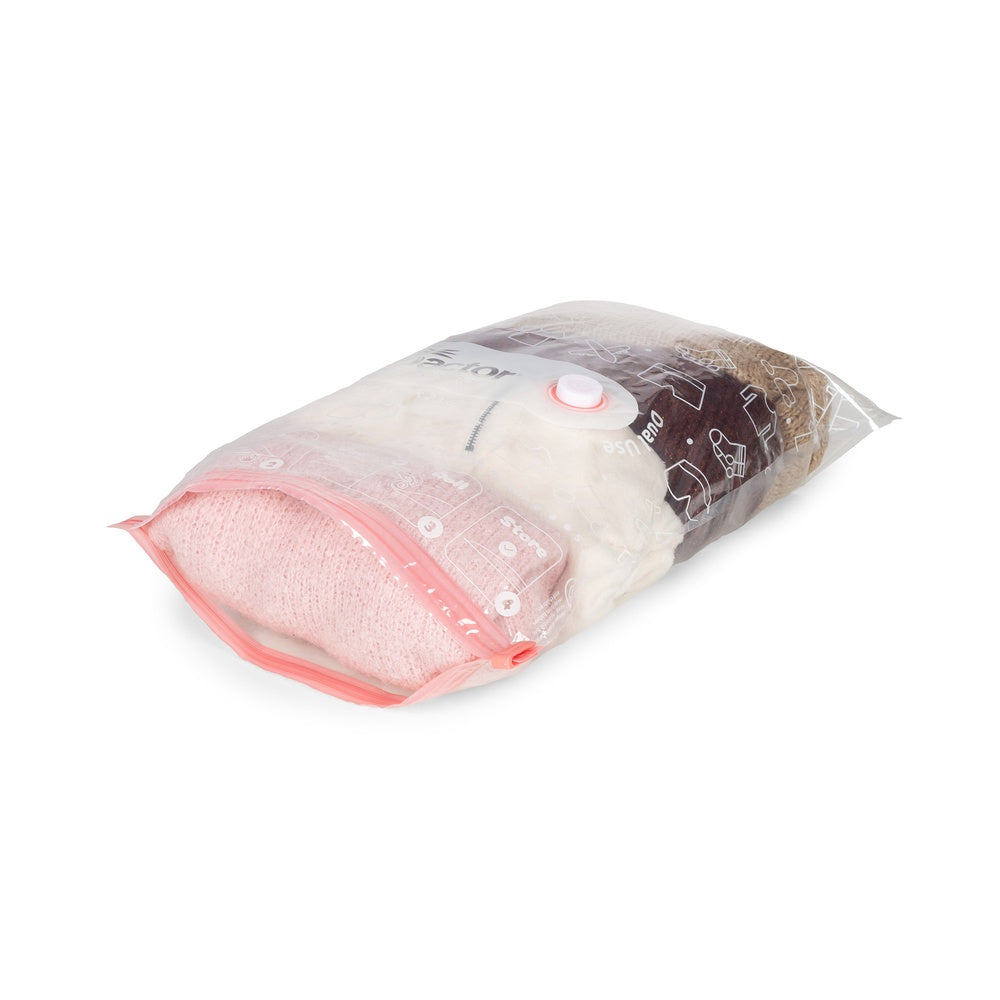 COMPACTOR Vac&Roll Sacs de Rangement Sous Vide Taille S Lot de 2