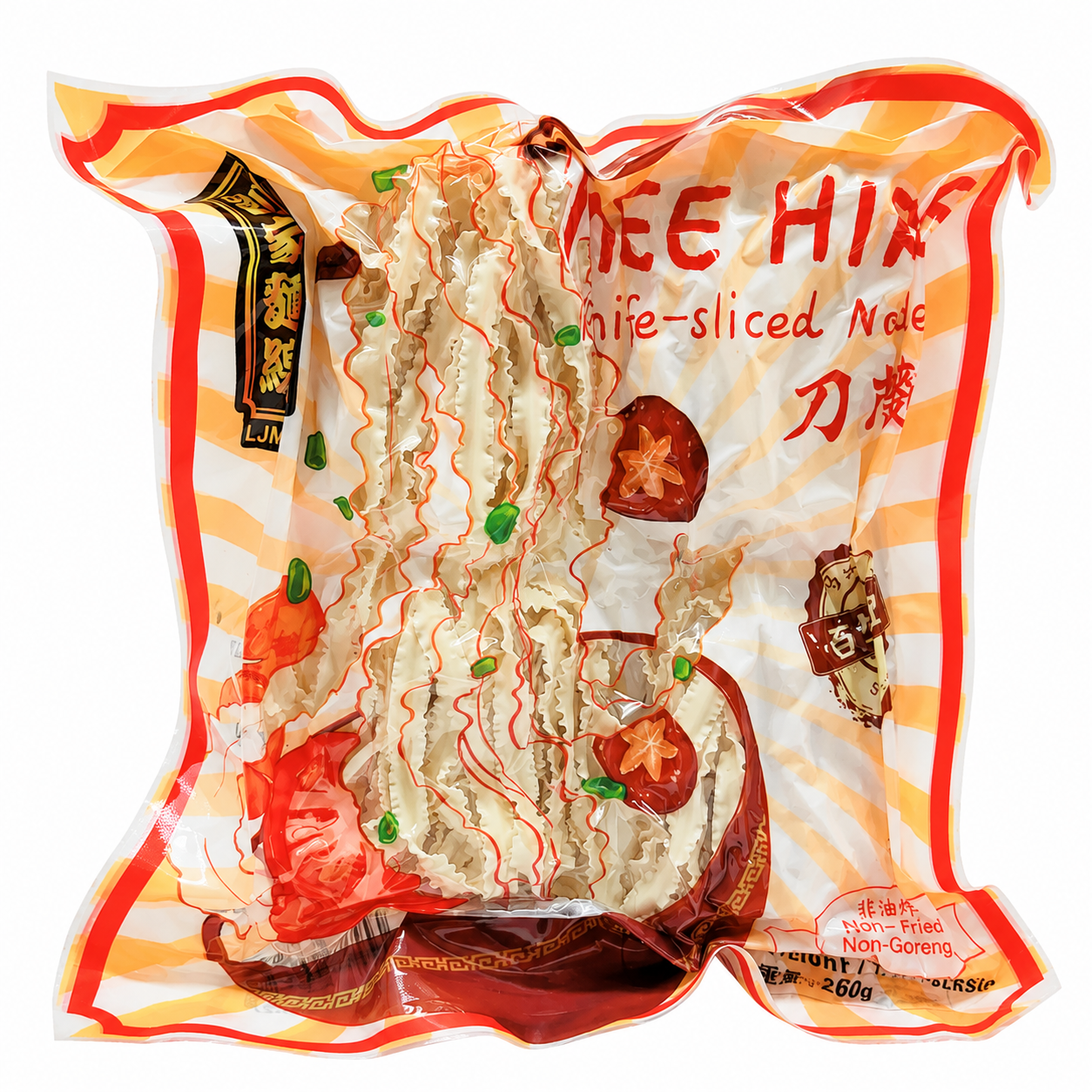 Nouilles tranchées au couteau Liu Jia Mian Xian 260 g