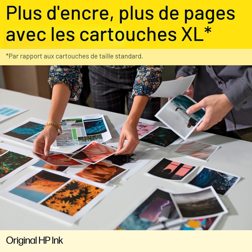 HP 937 Lot de 4 cartouches d’encre originales Noir + Cyan, magenta, jaune 6C400NE
