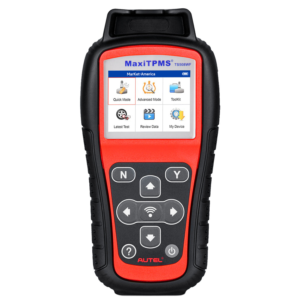 Autel MaxiTPMS TS508WF Outil de diagnostic TPMS automobile OBD2 avec moniteur de pression des pneus, programmateur de capteurs MX, réapprentissage et activation