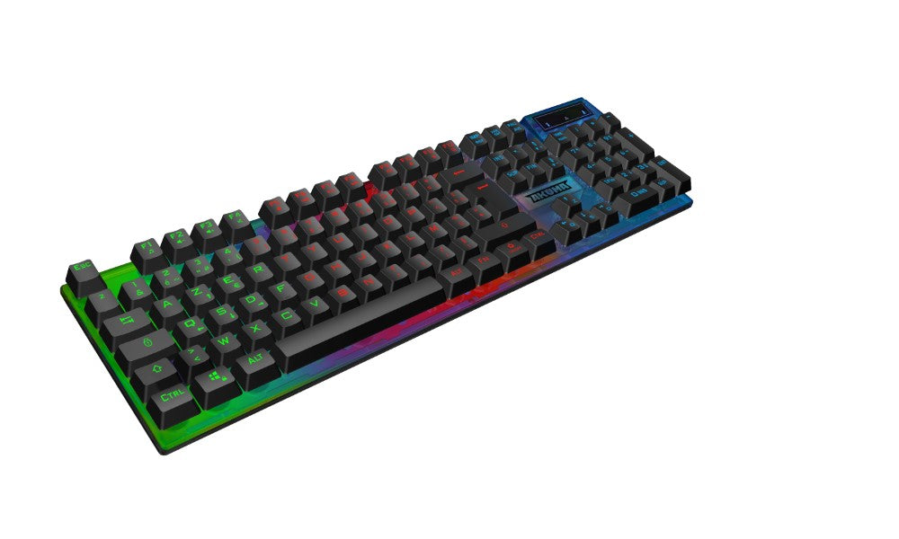 Akuma clavier gaming shônen k01 membrane touche retroeclaire