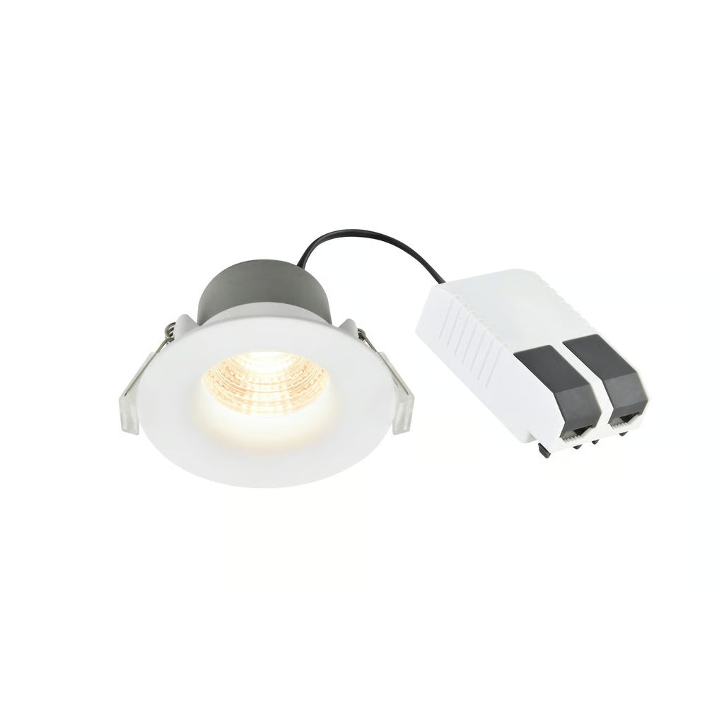 Spot encastré STAKE - LED intégrée plastique blanc - blanc chaud 2700k IP20 - Nordlux, Intérieur