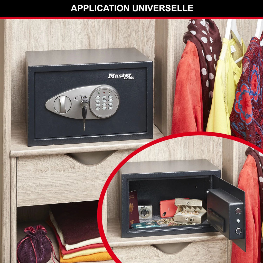 MASTER LOCK Security Safe - X075ML - Laptop Safe, Jewelry Safe and More