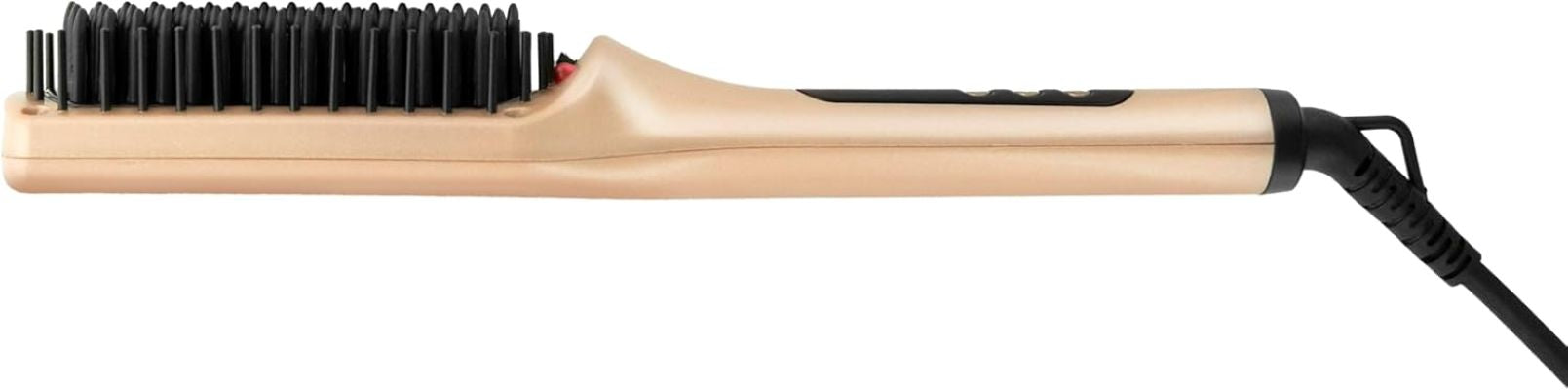 Saint Algue Demeliss LISS & GO Brosse chauffante – Revêtement en céramique – Technologie ionique – 6 réglages de température jusqu’à 230 °C – Lissage naturel avec volume préservé – Or
