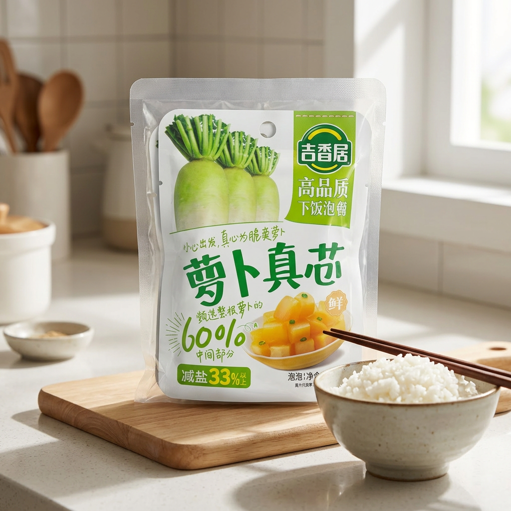 JI XIANG JU Dés de radis - 5 x 80 g