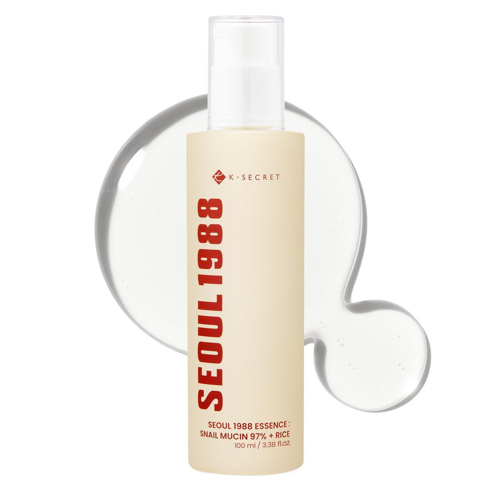 K-SECRET SEOUL1988 Essence : mucine d’escargot 97 % + riz 100ml