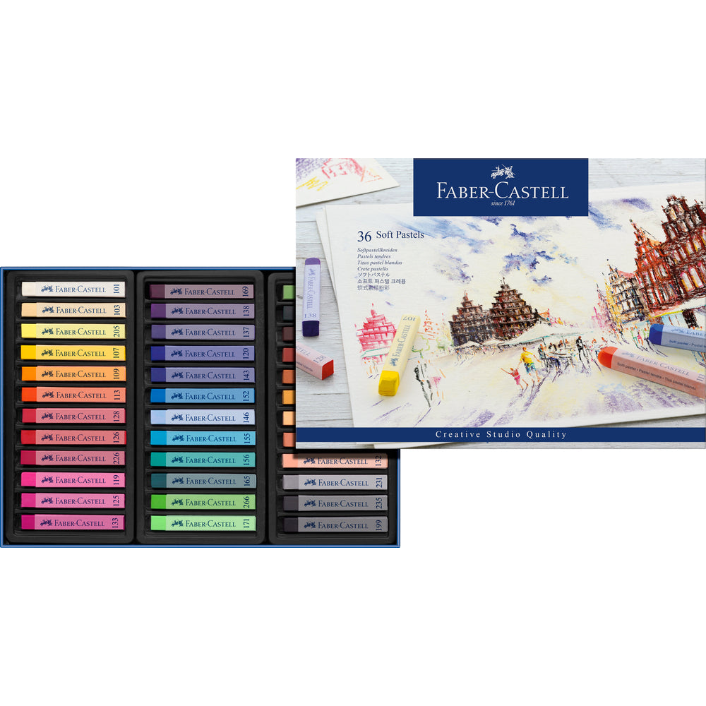 Faber-Castell Creative Studio Lot de 36 pastels tendres