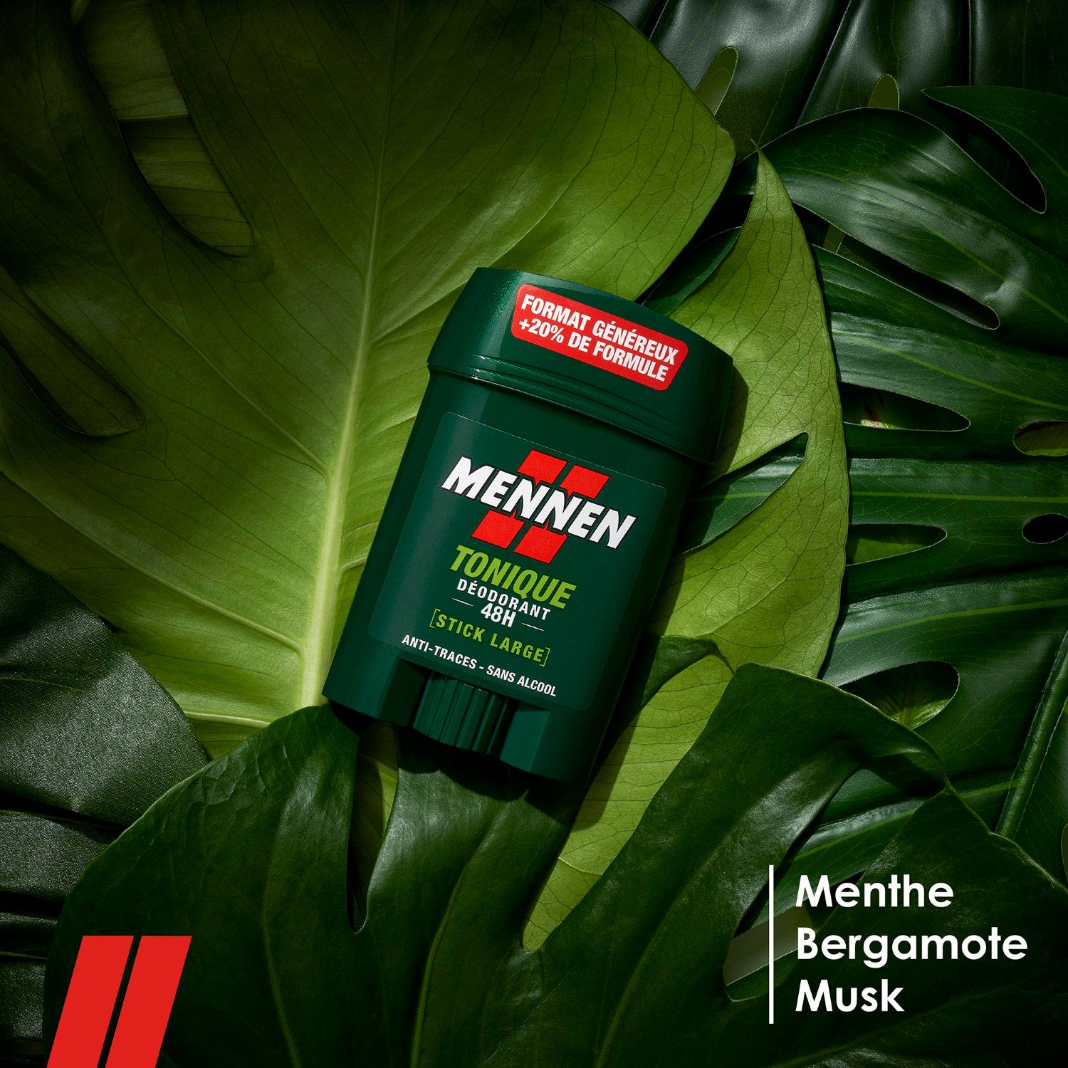 Mennen Stick Déodorant Tonique pour Homme 60 ml