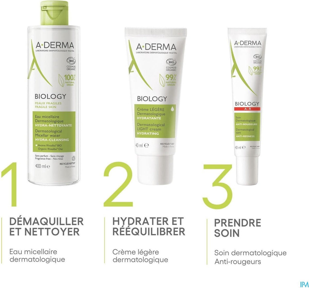 A-DERMA Eau micellaire Biology 400 ml