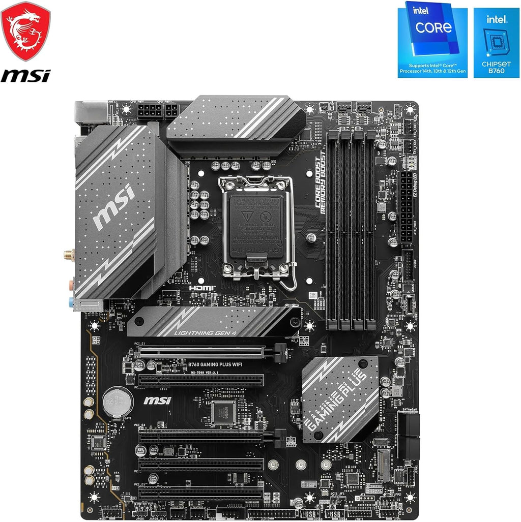 MSI B760 GAMING PLUS WIFI Motherboard