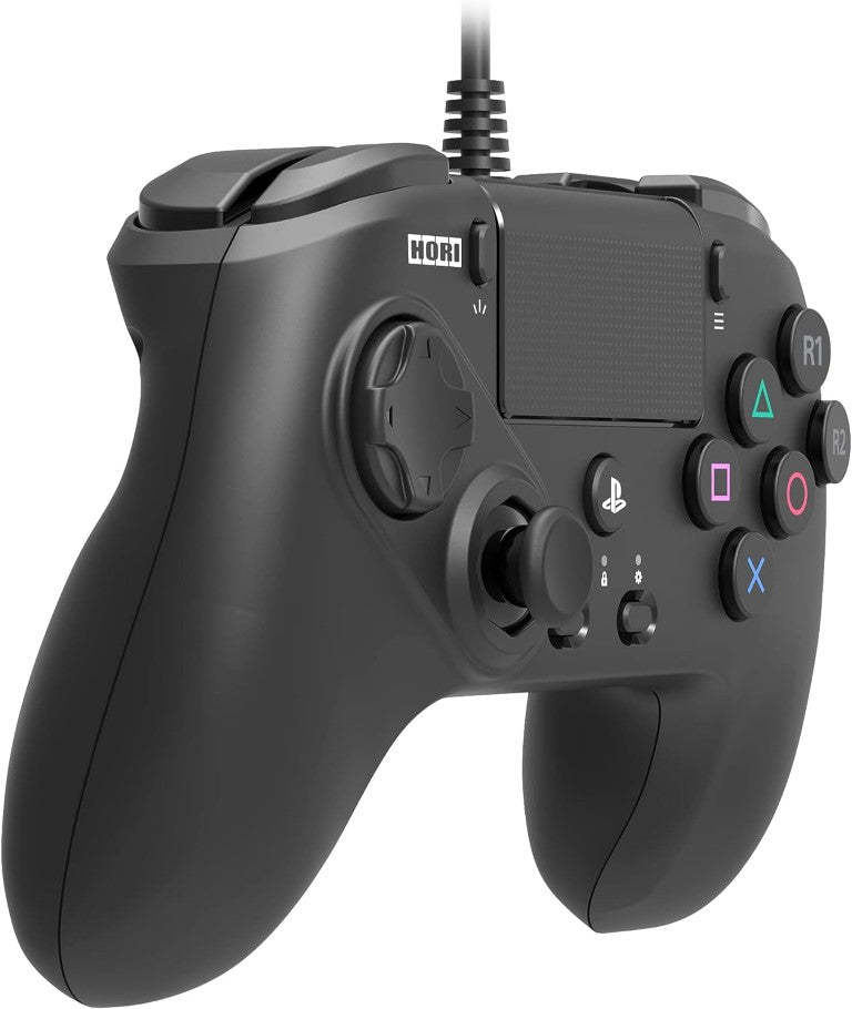 HORI Manette filaire Fighting Commander Octa pour PC/PS4/PS5 - Noir