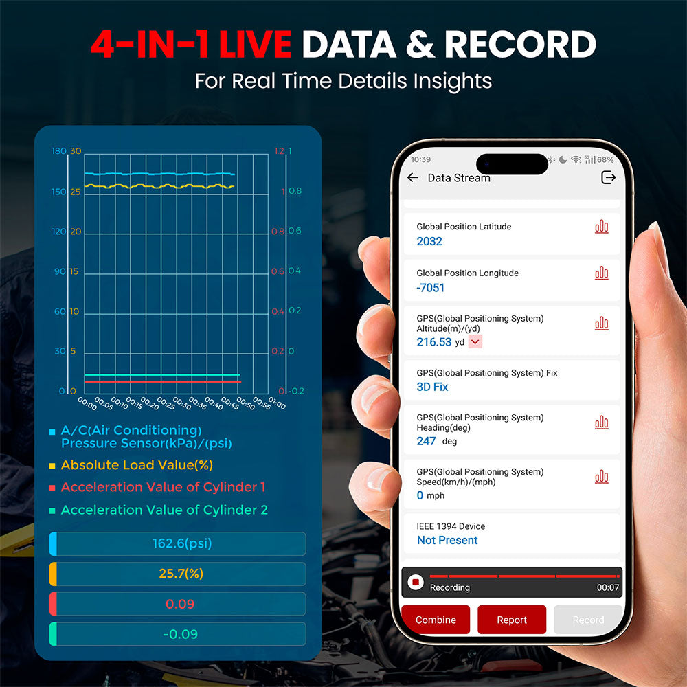 KINGBOLEN Ediag Elite Outil de diagnostic automobile mises à jour gratuites à vie tous systèmes 15 réinitialisations test bidirectionnel scanner auto OBD2 avec câble d’extension 36 cm